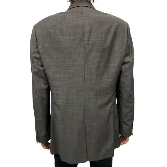 Hugo Boss Angelico Lucca Suit Jacket Sport Coat 42 R Virgin Italian 120s Wool - Picture 6 of 14